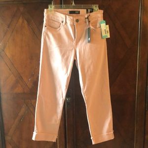 KUT skinny crop pink